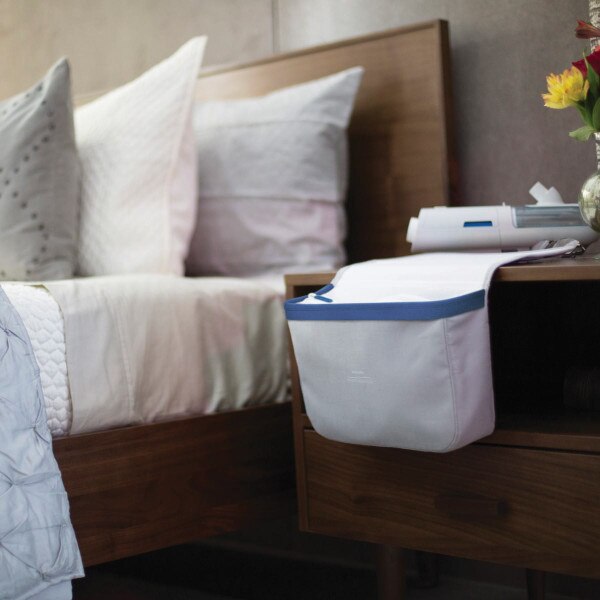 CPAP Organizer on Night Stand